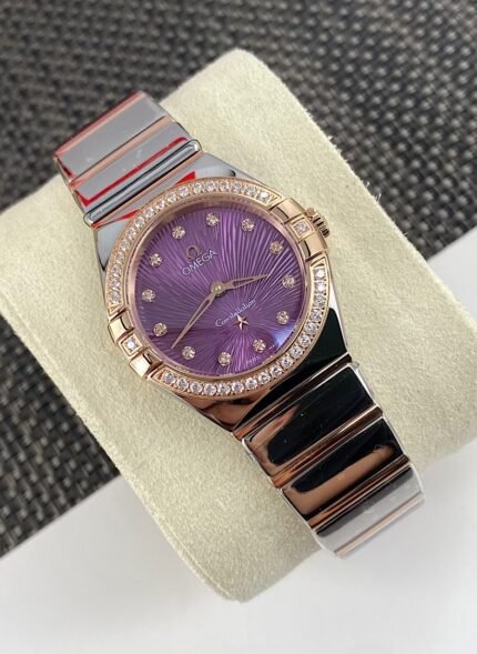 Omega Constellation new diamond quartz women's watch