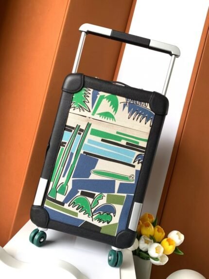 Hermès luggage, rolling suitcases